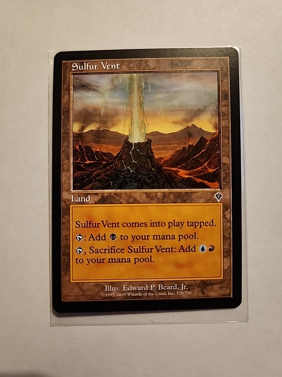 Sulfur Vent – Invasion – MTG Magic – Common – Land