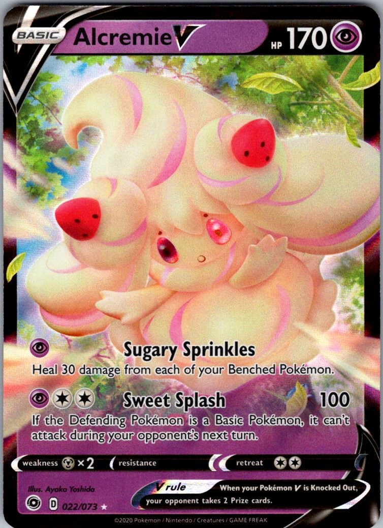 Alcremie V Ultra Rare Champion’s Path 22/73 LP