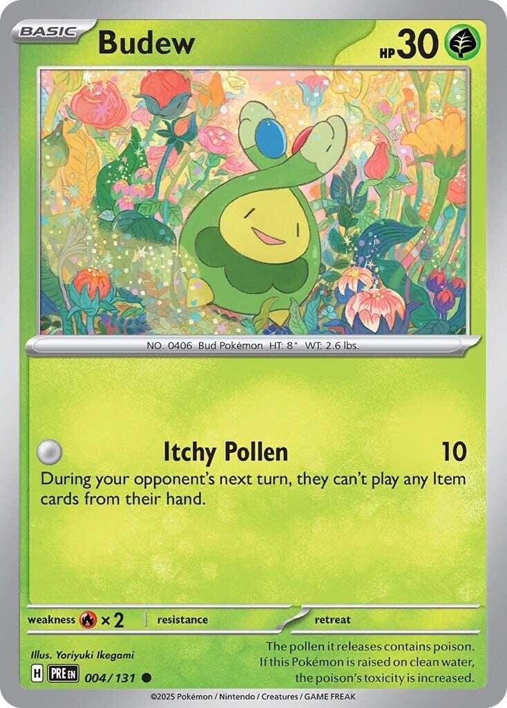 Budew – [PRE – 004/131] – Common – Pokemon – EN