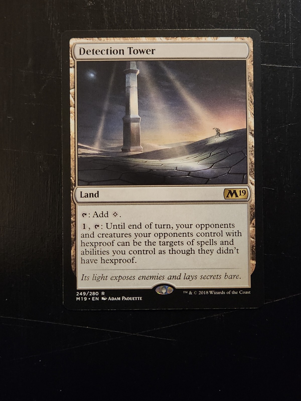 Detection Tower ,Core Set 2019, NM, MTG-Magic the Gathering, Regular
