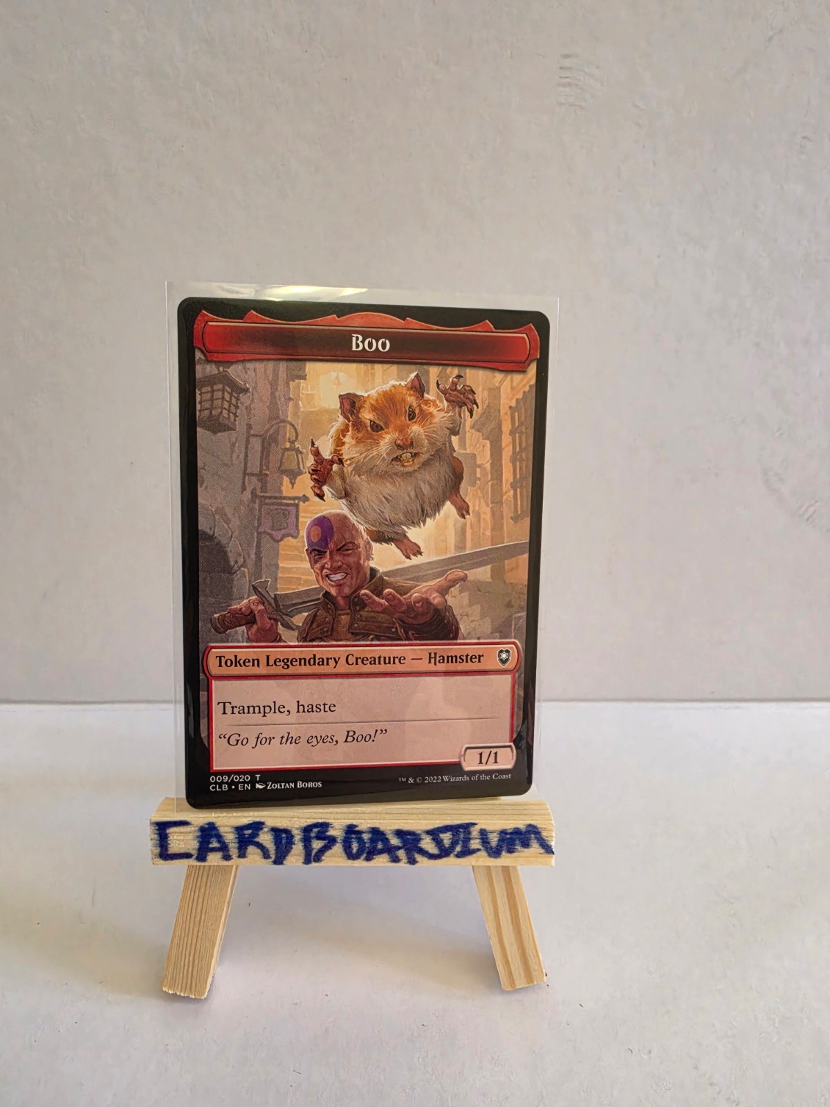 Boo Token Card #9 Battle for Baldur’s Gate Magic Card Token NM Regular