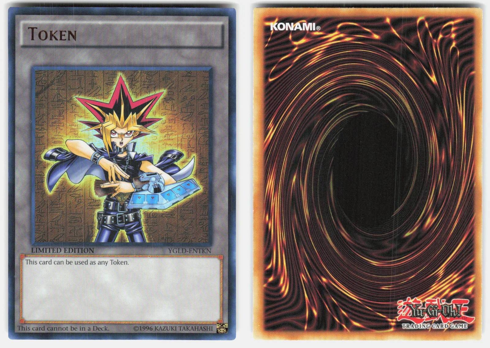 Token: Yami Yugi YGLD-ENTKN Yugi’s Legendary Decks Yu-Gi-Oh Limited LP
