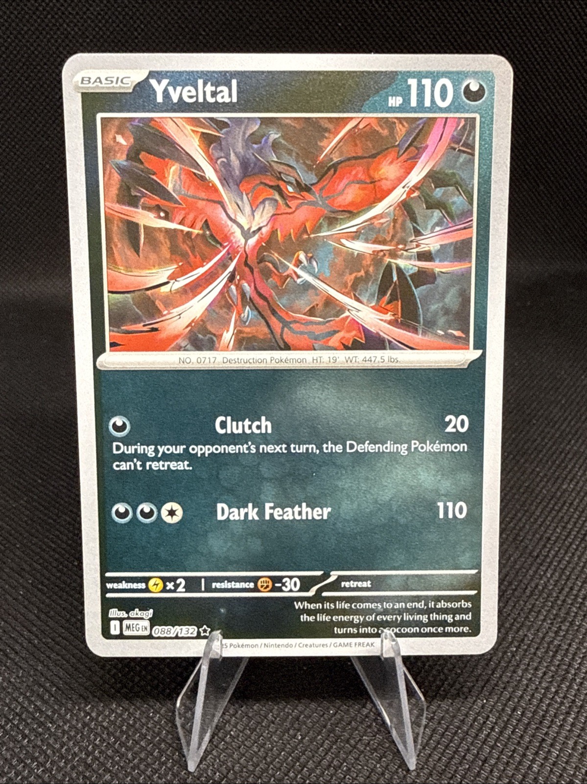 Yveltal | 88 | Pokemon | Mega Evolution | Reverse Holo | 50% off 2nd Item