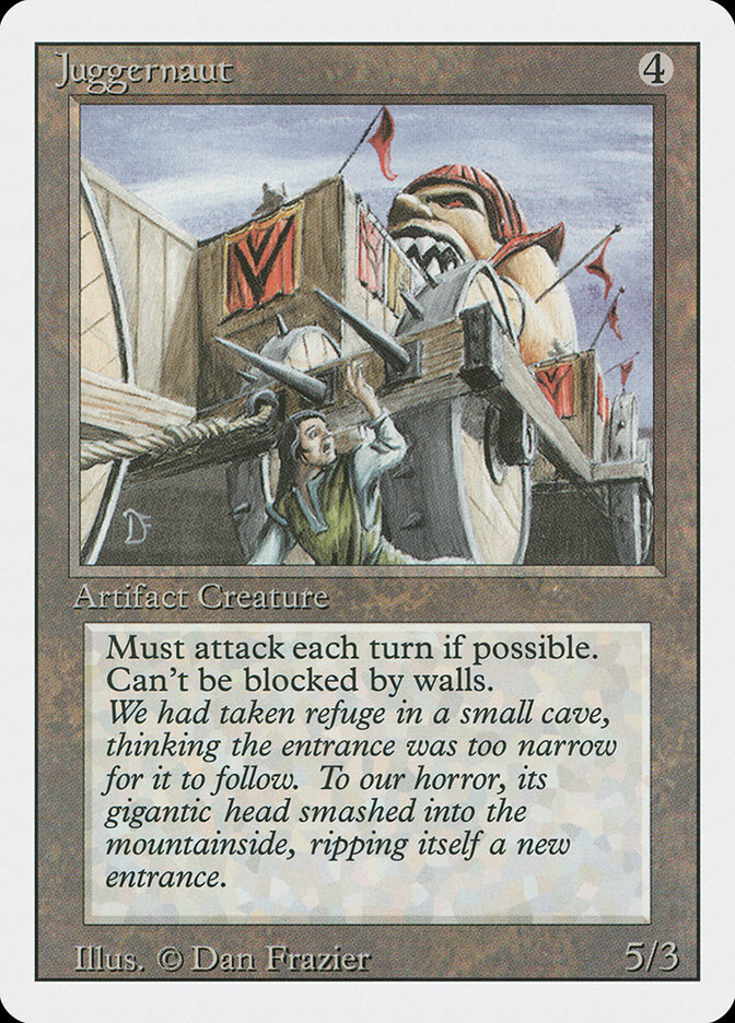 4 Juggernaut 4x x4 – LP – Revised Edition – SPARROW MAGIC mtg