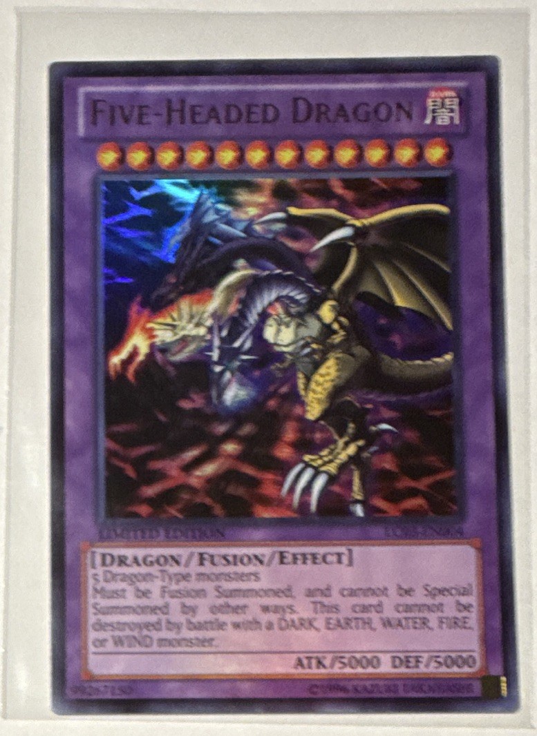 Konami Yu-Gi-Oh! Five-Headed Dragon Fusion/Effect Monster 5000/5000 English