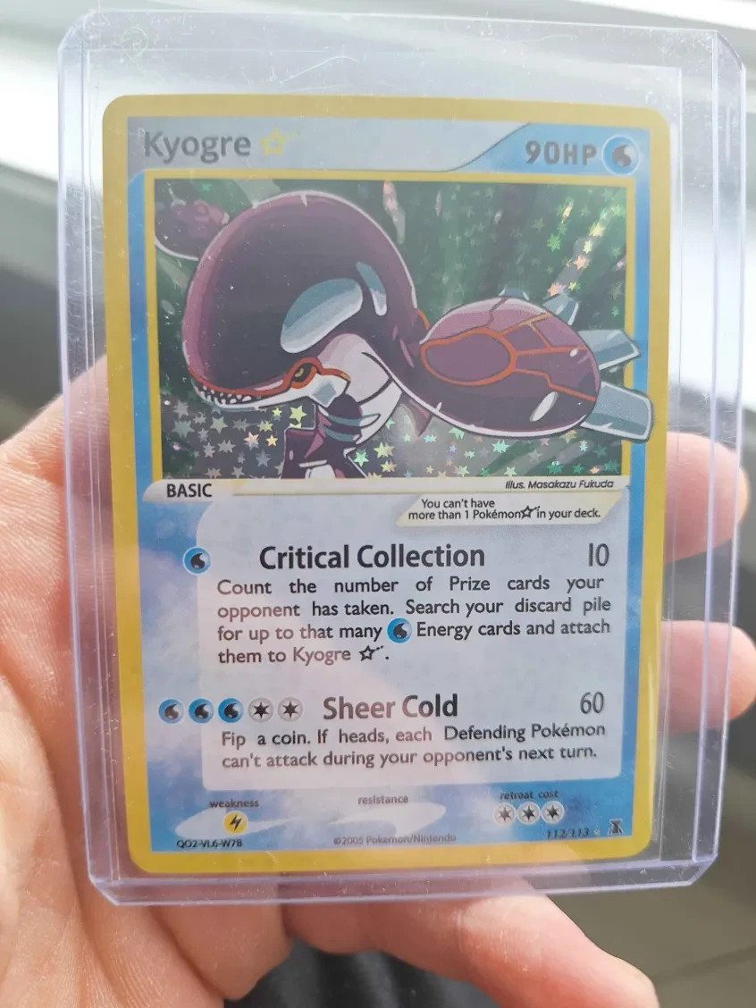Kyogre Fan Art, DIY Custom Card, For Display Only – Holo-Style
