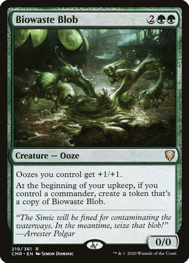 NM – Biowaste Blob [CMR – 219] Commander Legends