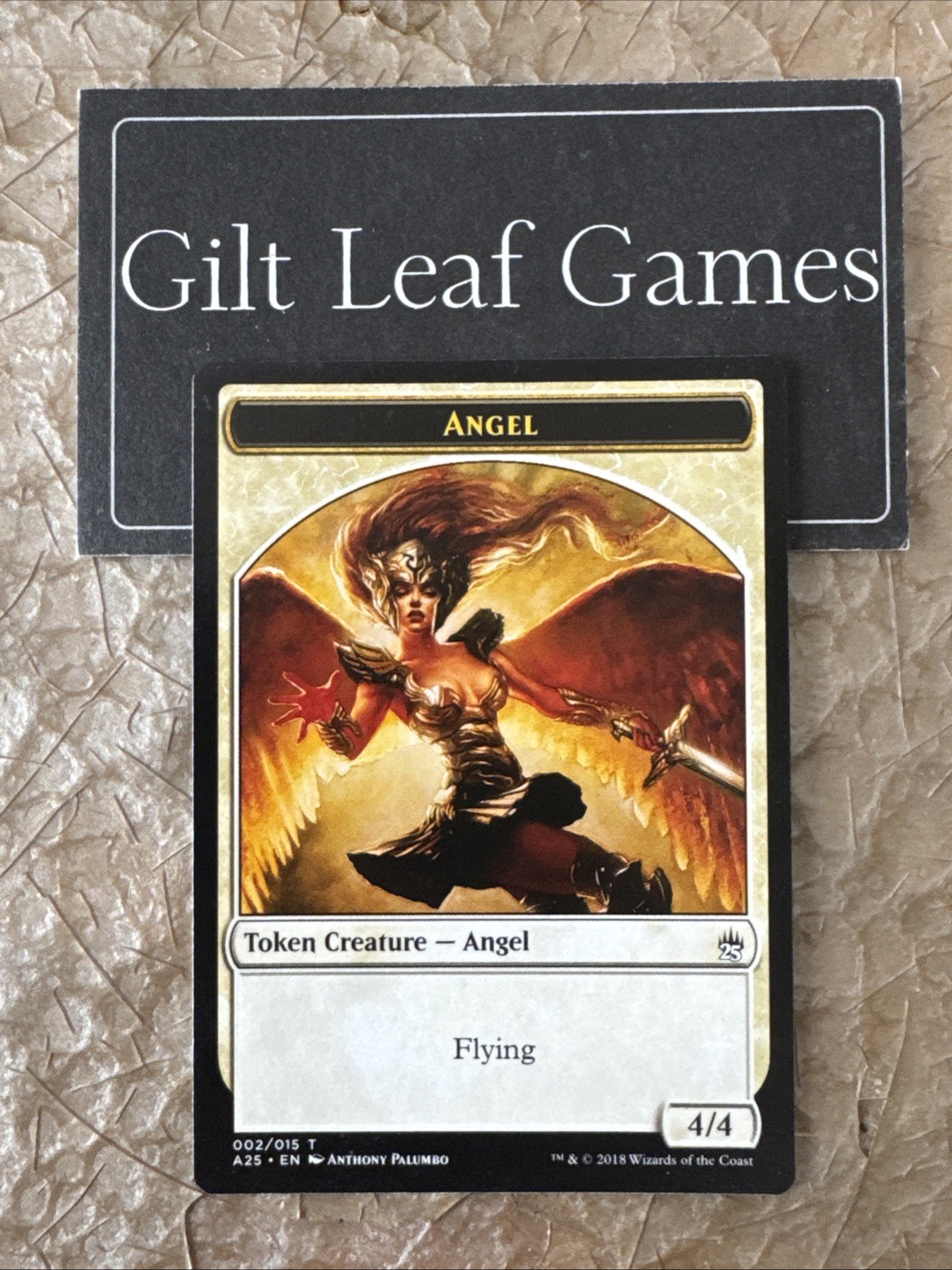 MTG *1x Angel Token (4/4)* Master 25 Magic the Gathering
