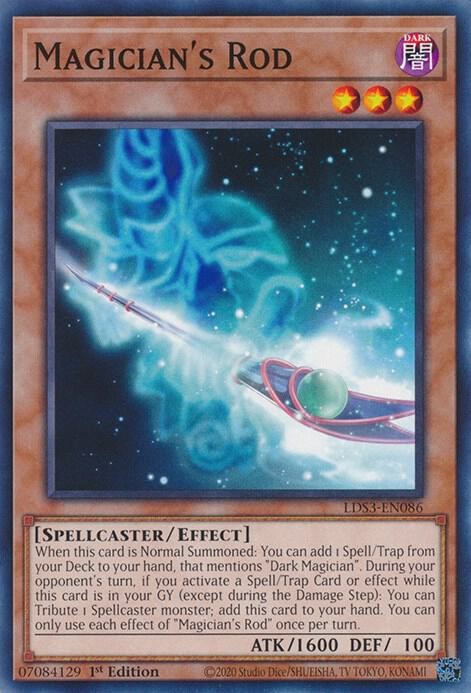 Yugioh Magician’s Rod 1st Edition Common LDS3-EN086 NM