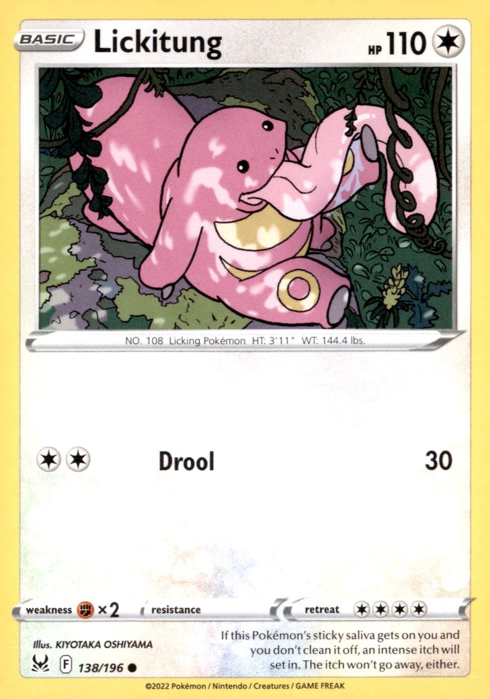 SWSH11: Lost Origin #138/196 Lickitung