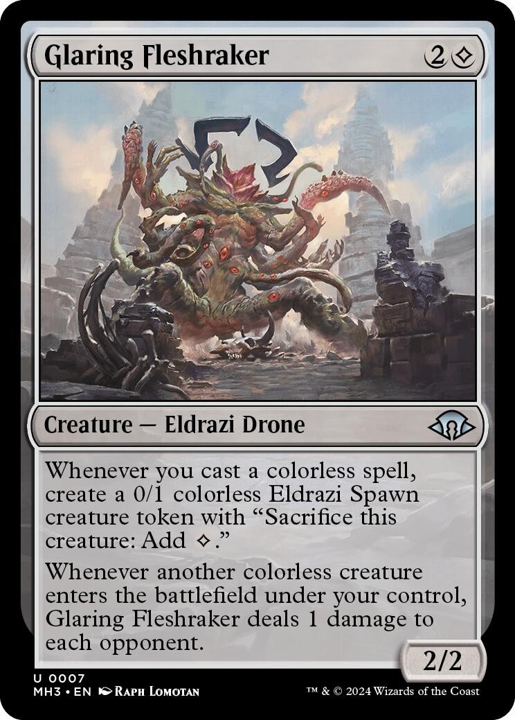 Glaring Fleshraker – 7 – NM – Modern Horizons 3