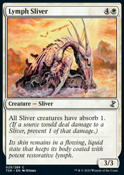 Magic the Gathering MTG Lymph Sliver (25) Time Spiral Remastered LP