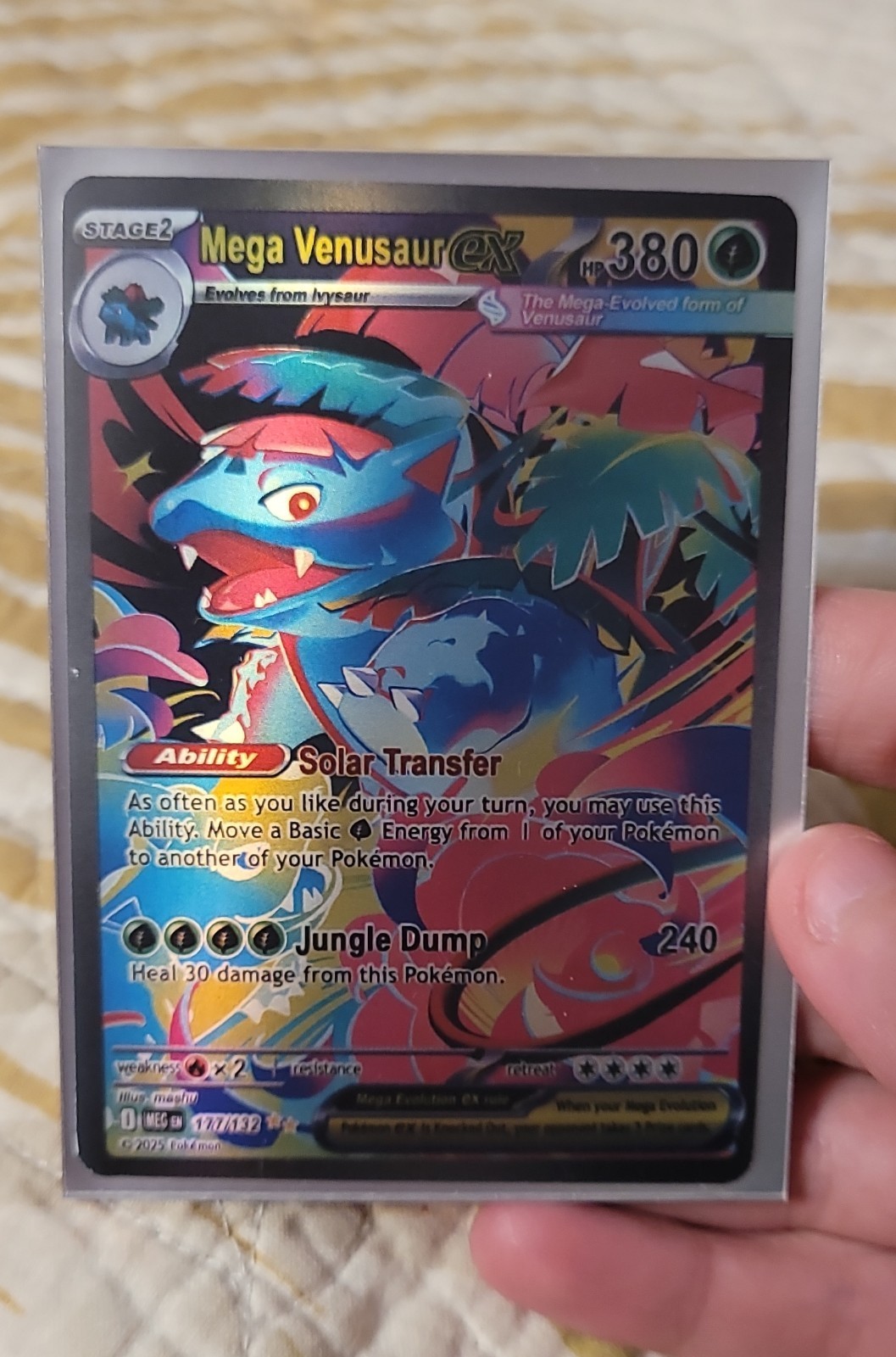 Mega Venusaur ex 177/132 Me01: Mega Evolution Holo