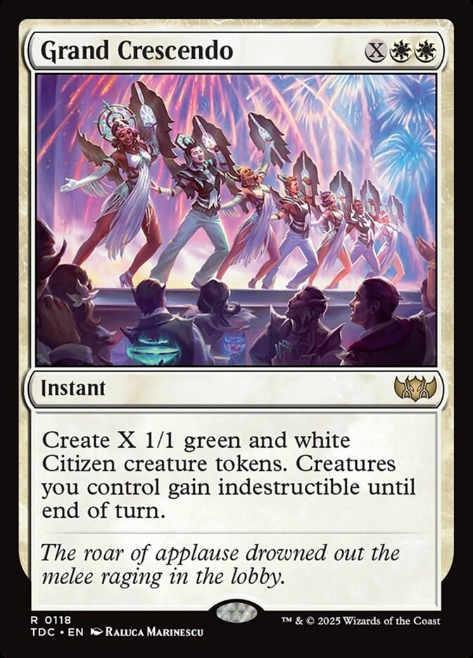 Grand Crescendo 118 NM Tarkir: Dragonstorm Commander MTG B