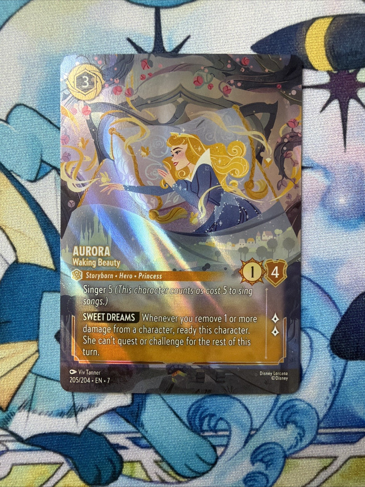 Disney Lorcana TCG Aurora Walking Beauty Archazia’s Island 205/204