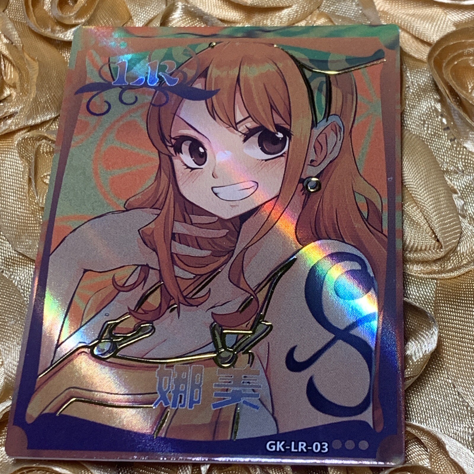 NAMI ONE PIECE Goddess Story Sexy Anime Waifu Girl Foil Card Doujin