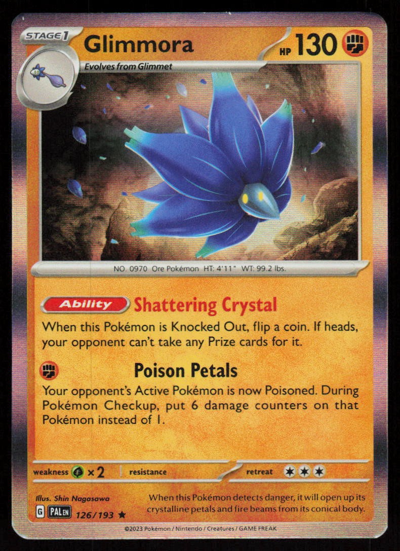 Glimmora 126/193 Rare Paldea Evolved Pokemon Holo Near Mint