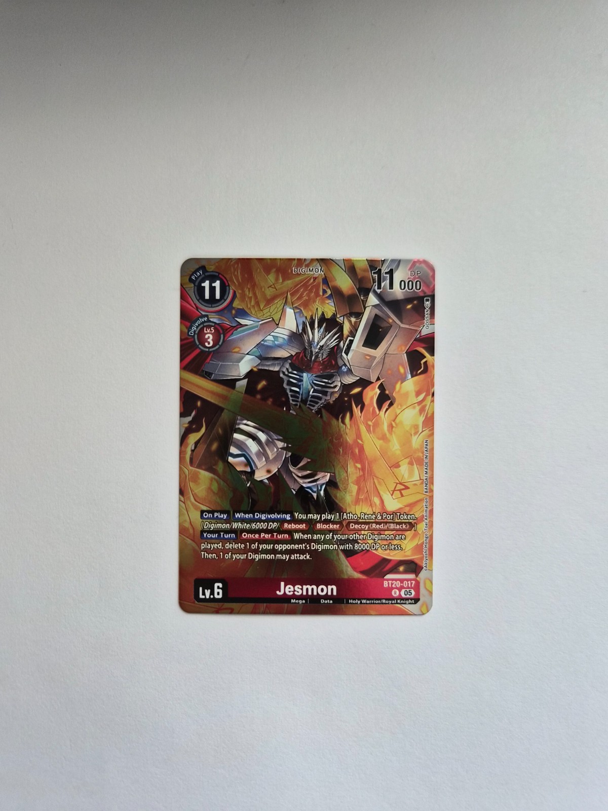 Digimon: Generation Advanced – Jesmon (Reprint) – BT20-017 R – FOIL
