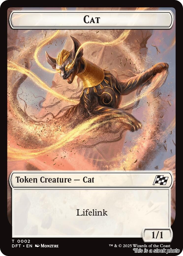 Cat // Thopter (0010) Double-Sided Token [DFT – 2 // 10] Token NM
