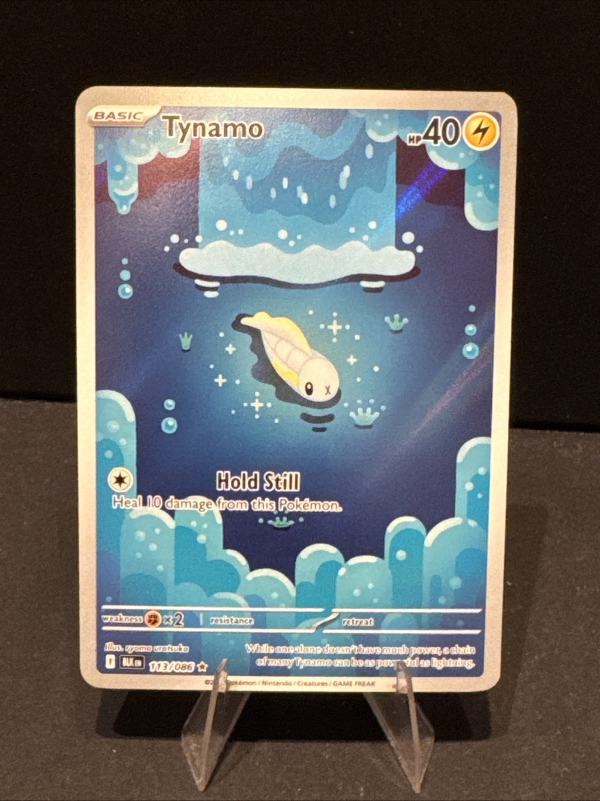 Tynamo 113/086 Sv: Black Bolt Holo