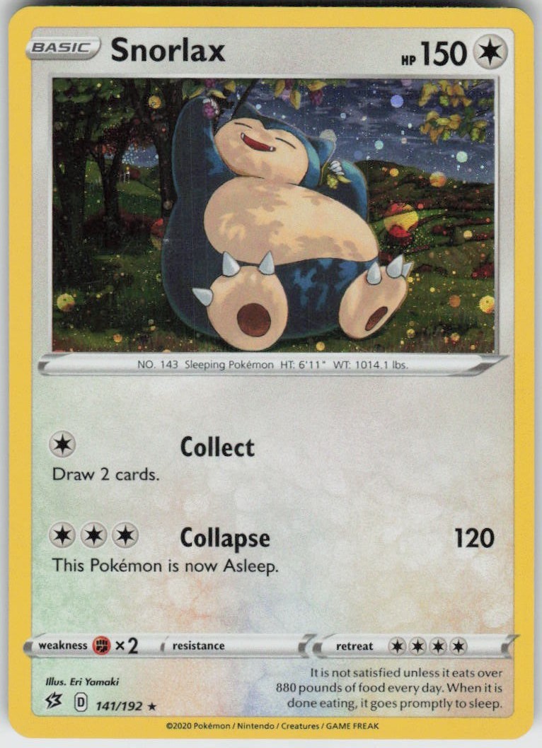 Holo Snorlax 141/192 Promo Miscellaneous Cards & Products Near Mint
