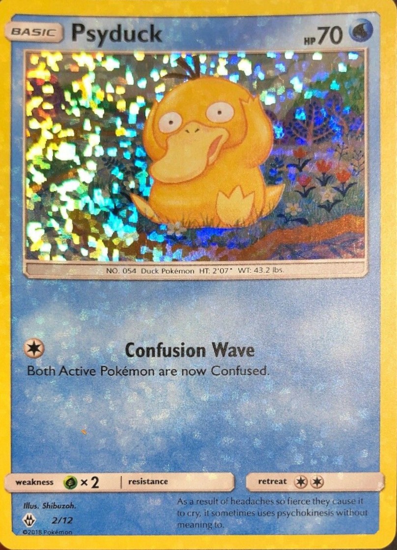 Damaged Psyduck – 2/12 – Holo – McDonald’s – 2018 Pokemon McDonald’s Promos 2018