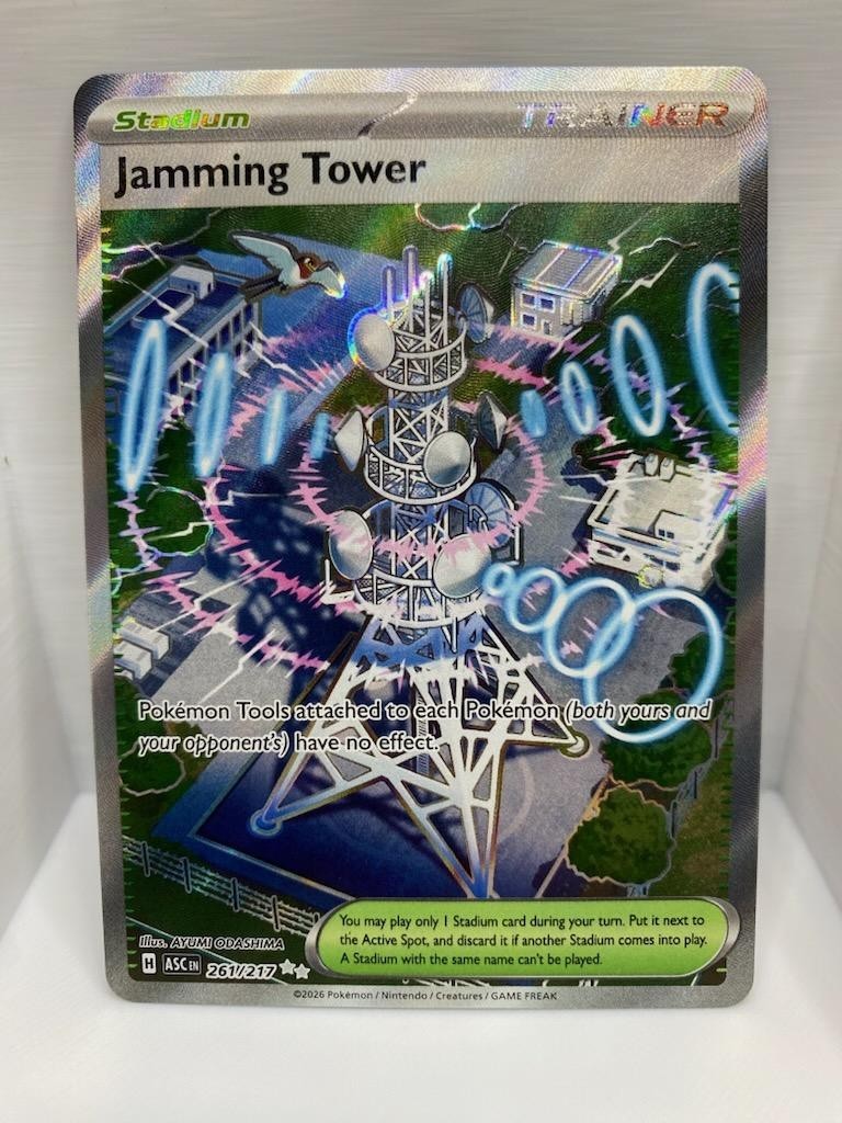 Pokémon TCG Jamming Tower 261/217 Ascended Heroes Full Art NM