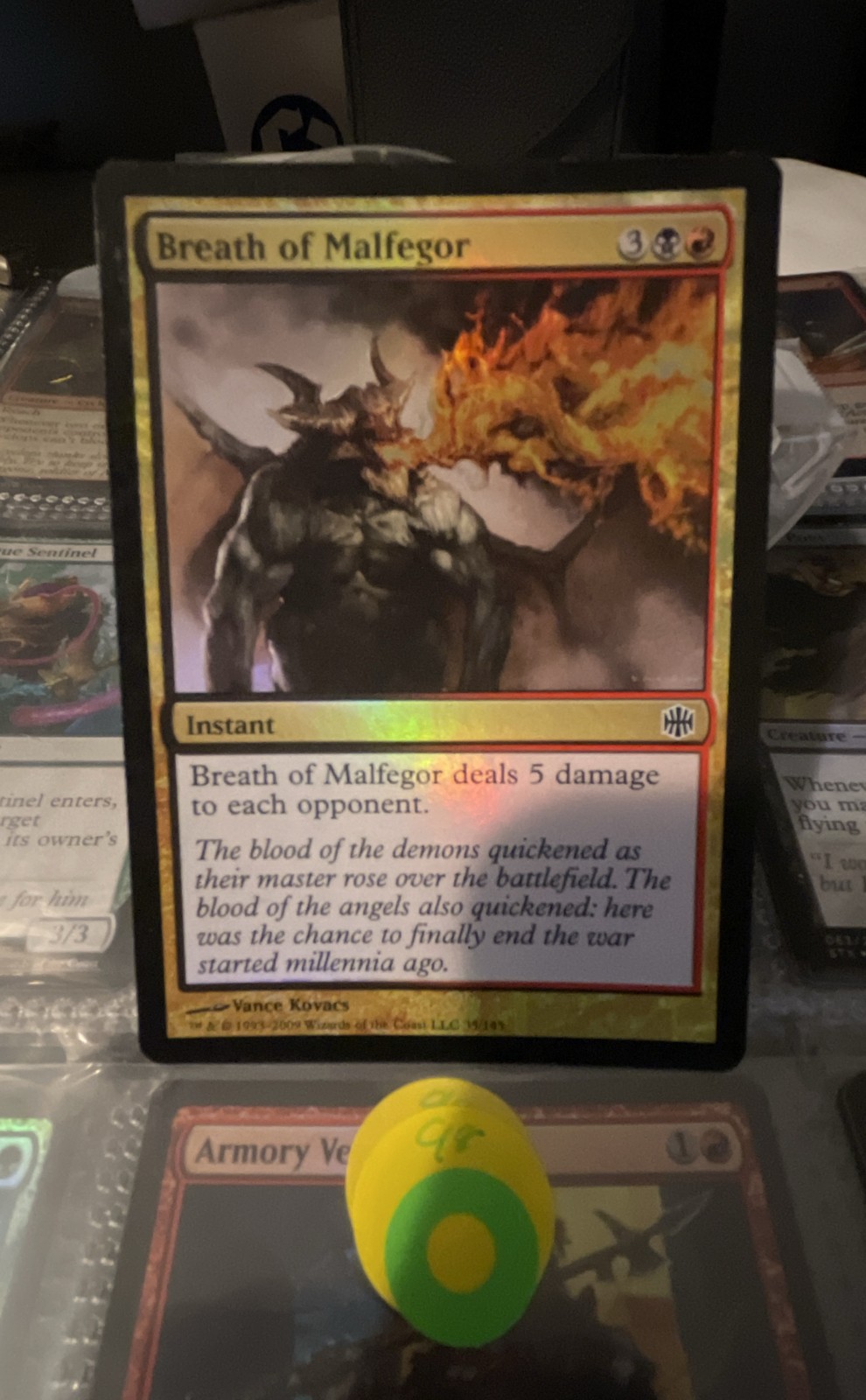 Breath of Malfegor Alara Reborn Foil