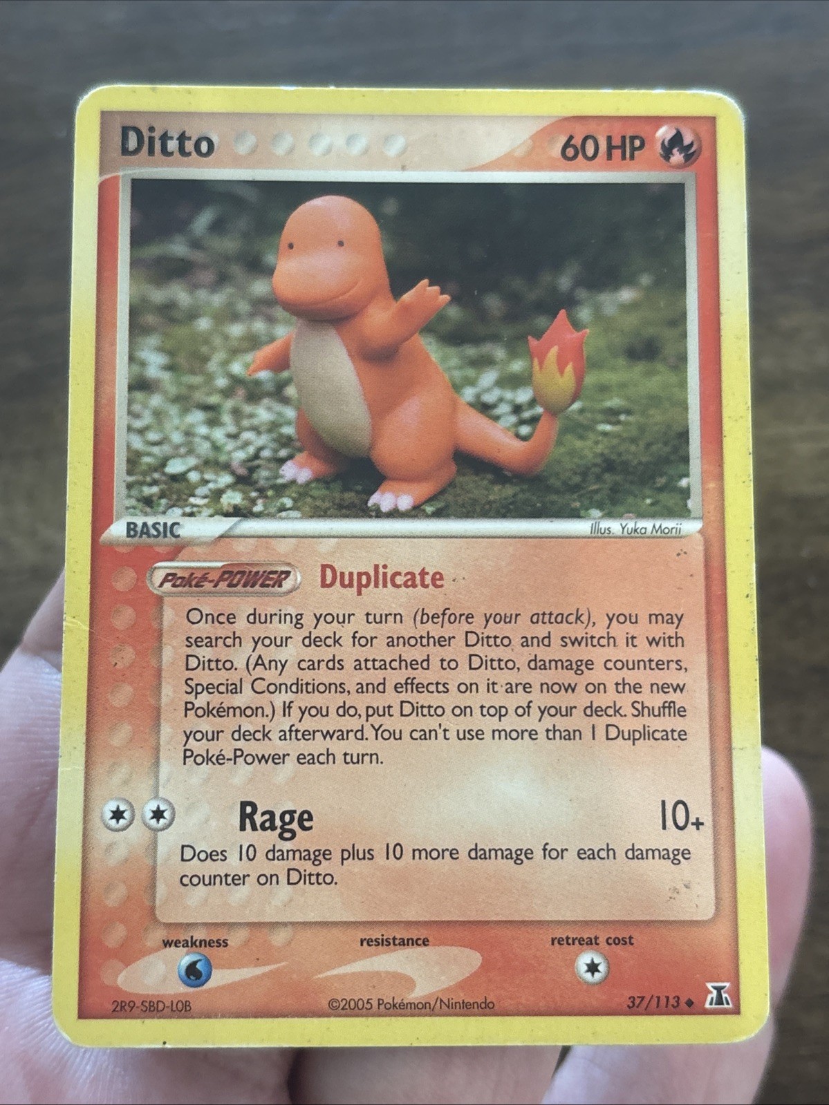 Ditto Charmander 61/113 Delta Species Pokemon Trading Card Game TCG Nintendo