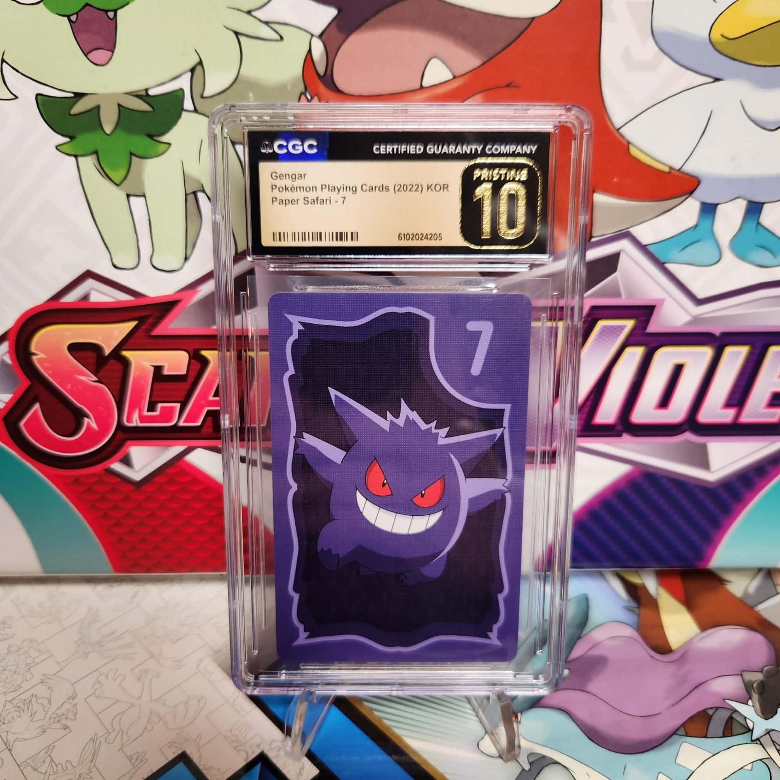 CGC 10 Pristine Gengar Paper Safari 2022 – Pokemon – SHIPS FAST