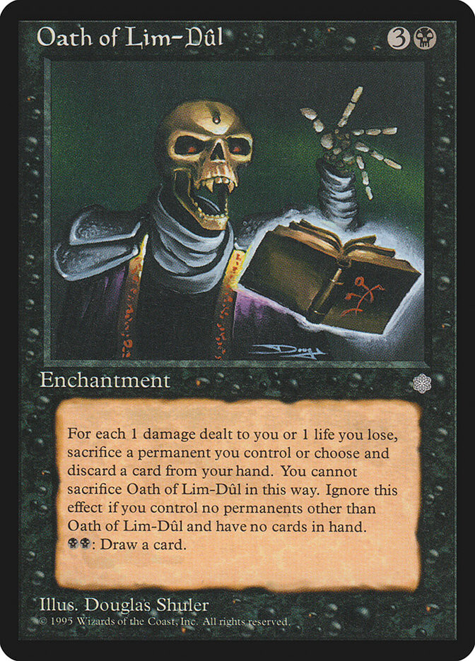 MTG Oath of Lim-Dul – Ice Age #156
