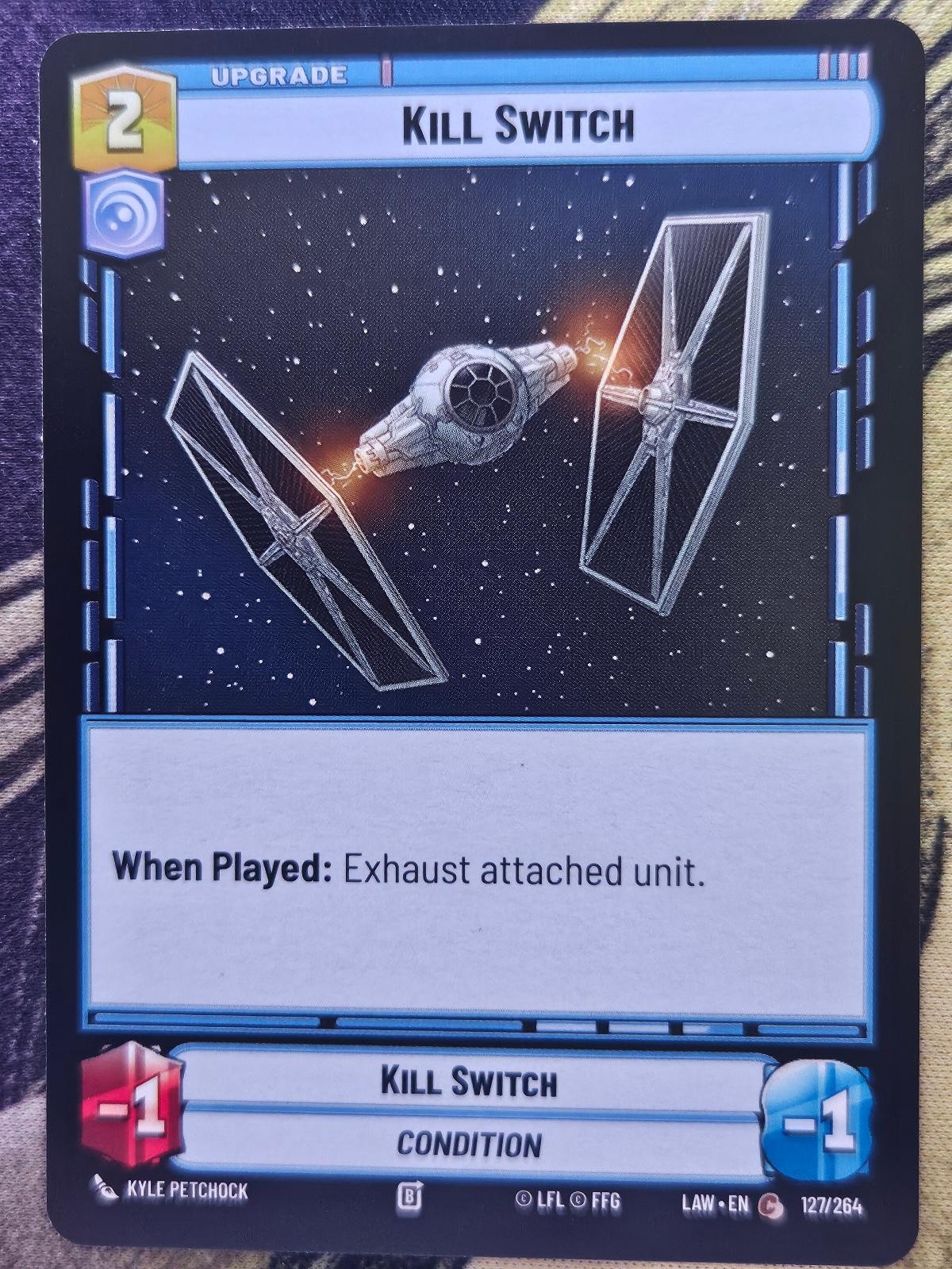 Kill Switch 127/264 Common A Lawless Time Star Wars Unlimited Near Mint