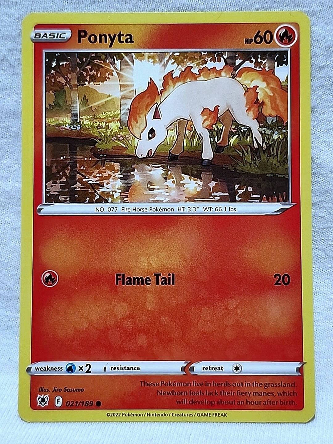 Ponyta 021/189 Common Regular Astral Radiance Pokemon