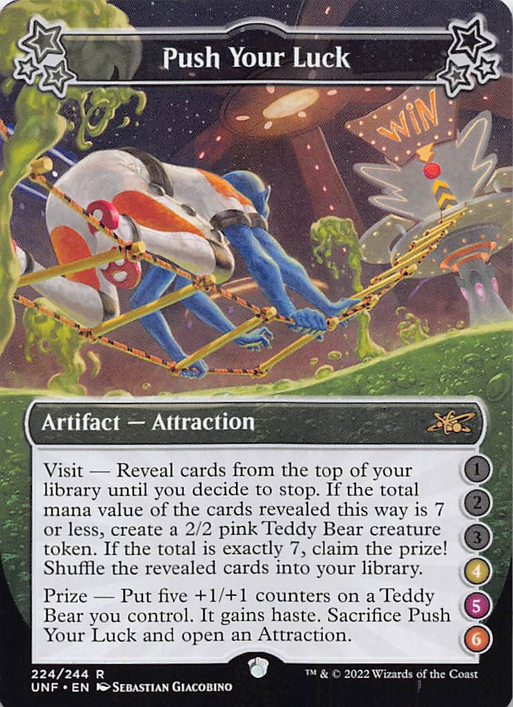 Push Your Luck (4-5-6) R Unfinity 224 NM