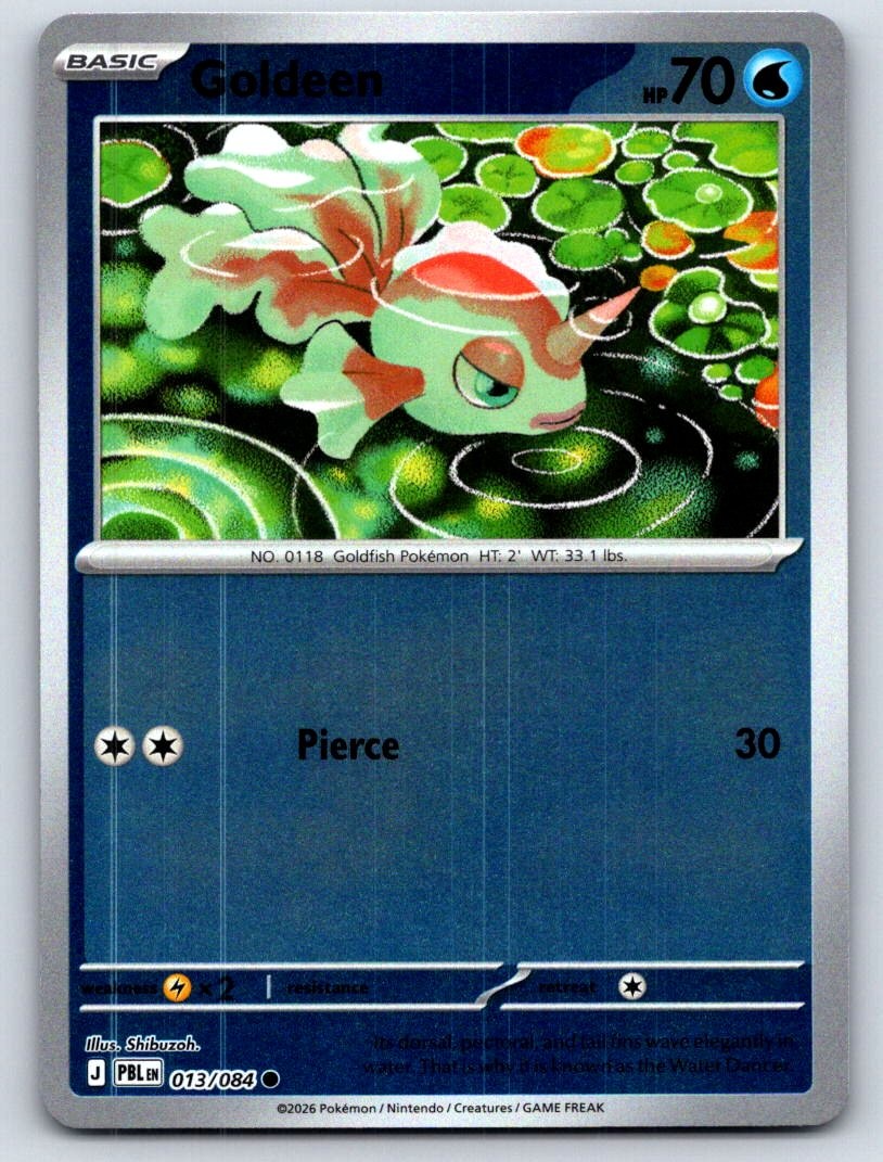 Goldeen 013/084 Reverse Holo Common Pitch Black NM Pokemon TCG
