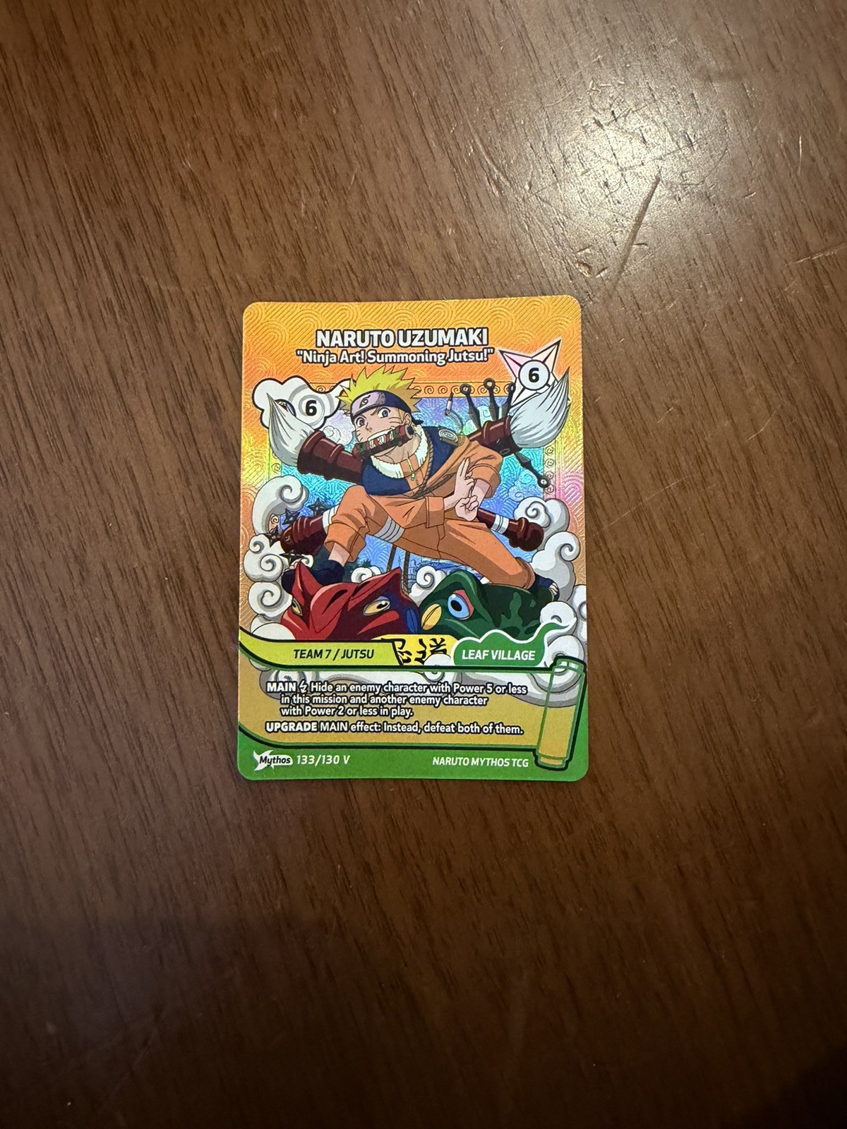 Naruto Uzomaki Promo Card TCG 133/130 2026 SDCC 2026 IGN Exclusive Near Mint