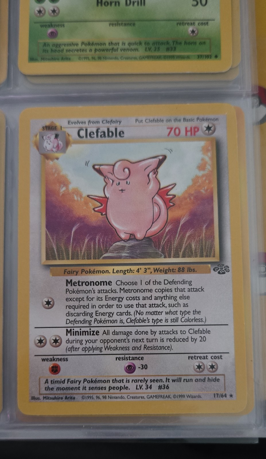 Clefable 17/64 Jungle Regular
