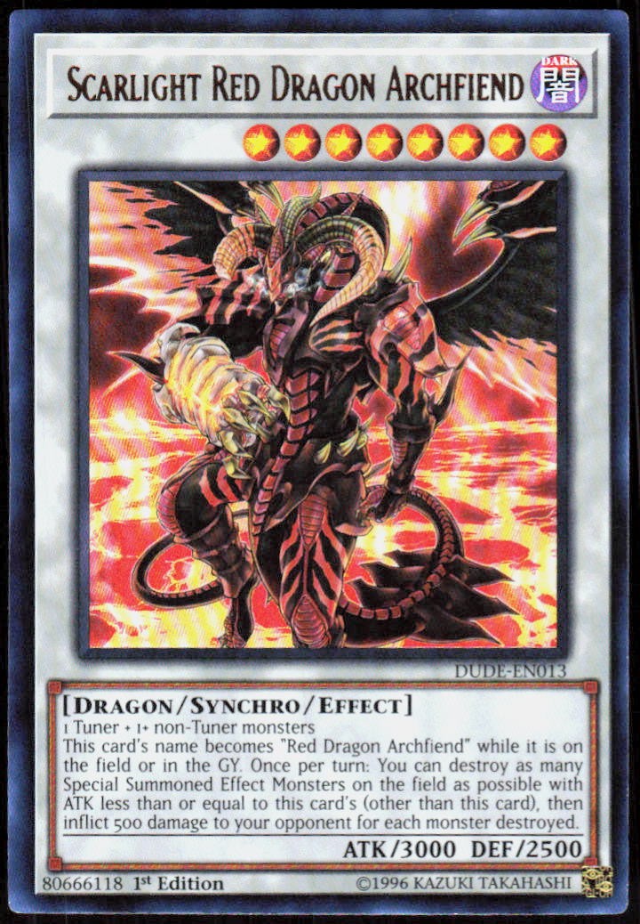 Scarlight Red Dragon Archfiend [DUDE – DUDE-EN013]