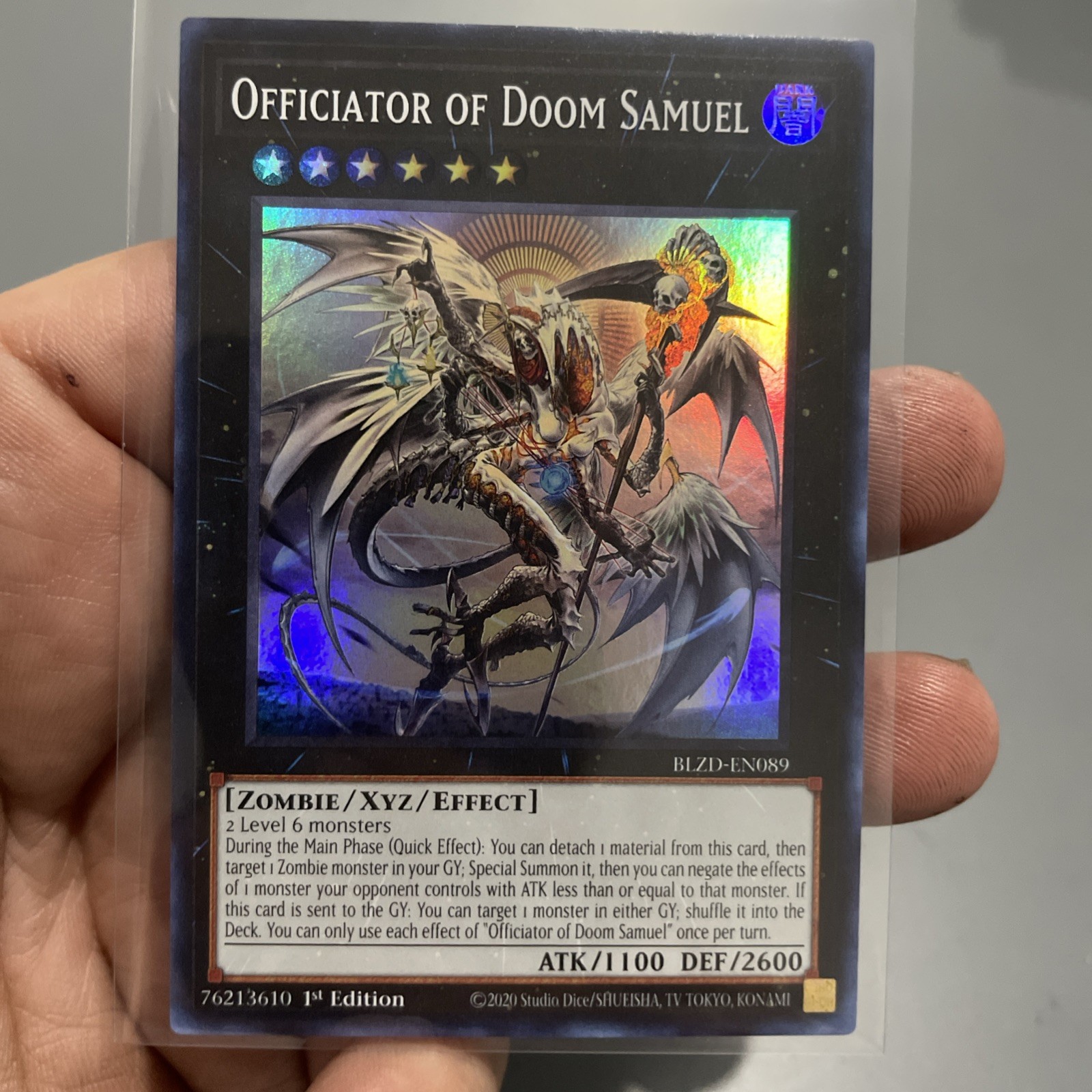 Officiator Of Doom Samuel BLZD-EN089 SUPER RARE NM! +Bonus FREE SHIPPING!