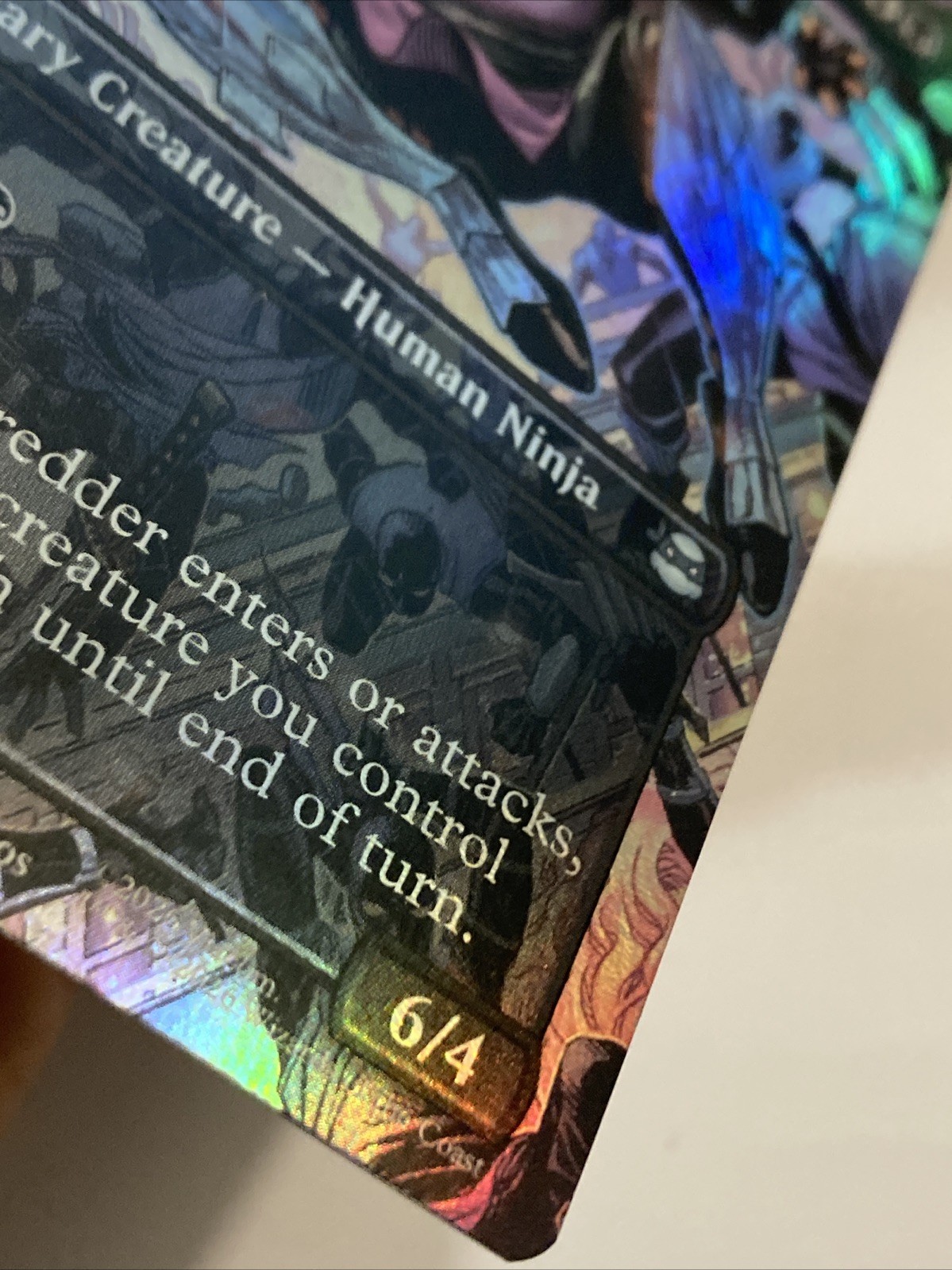 MTG Shredder, Unrelenting (Borderless Foil) Teenage Mutant Ninja Turtles 210 NM
