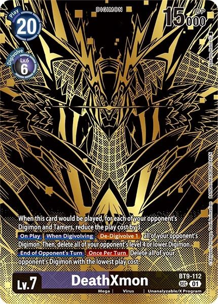 DeathXmon Alternate Art Foil – BT9-112 NM – Digimon TCG