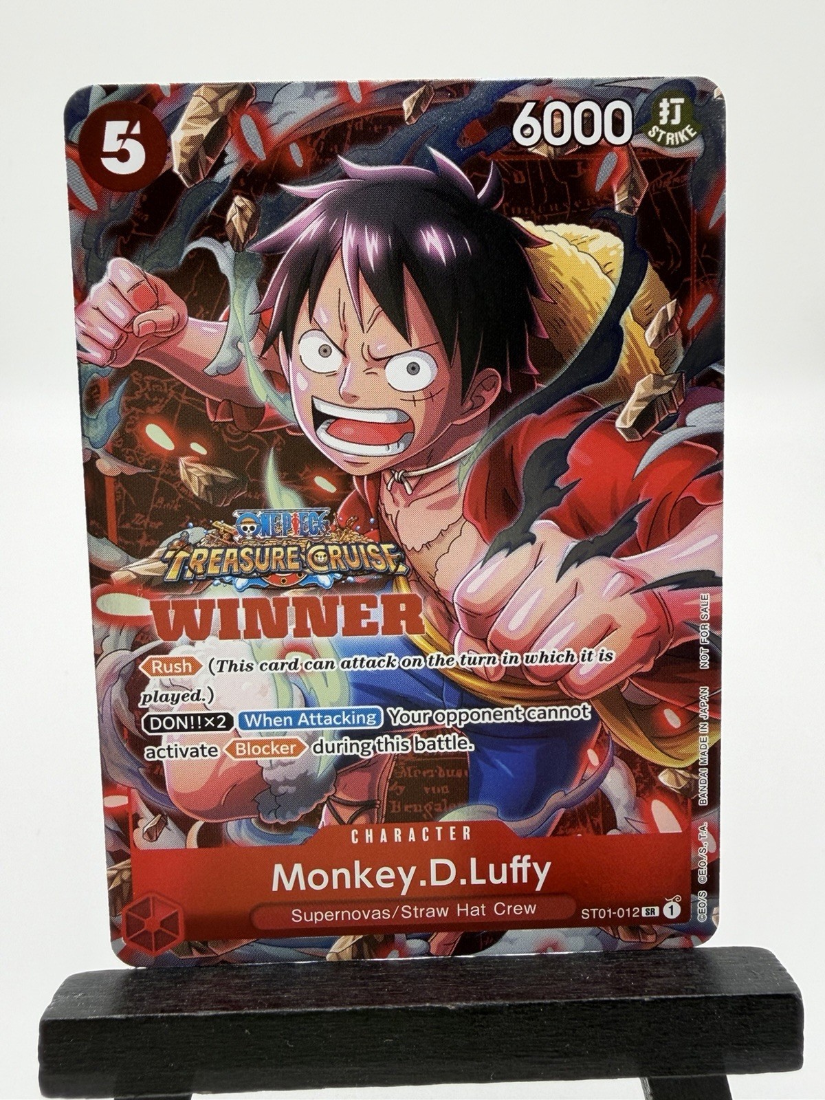 Monkey.D.Luffy (Winner Pack Vol. 5) ST01-012 One Piece Promotion Cards Foil NM