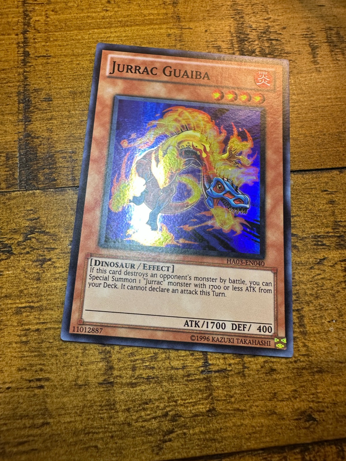 Jurrac Guaiba HA03-EN040 Unlimited Edition Super Rare LP + BONUS