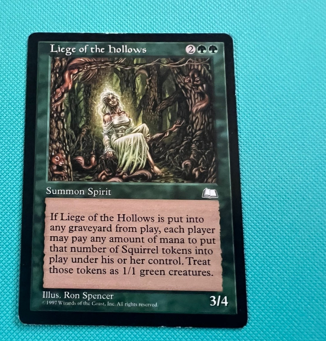 Liege of the Hollows – Weatherlight – MTG – Magic the Gathering – LP/MP