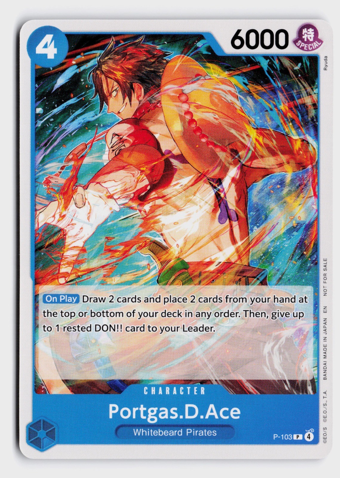 Portgas.D.Ace (Store Tournament 2025 Vol. 4) OP-PR #P-103 LP One Piece TCG PR