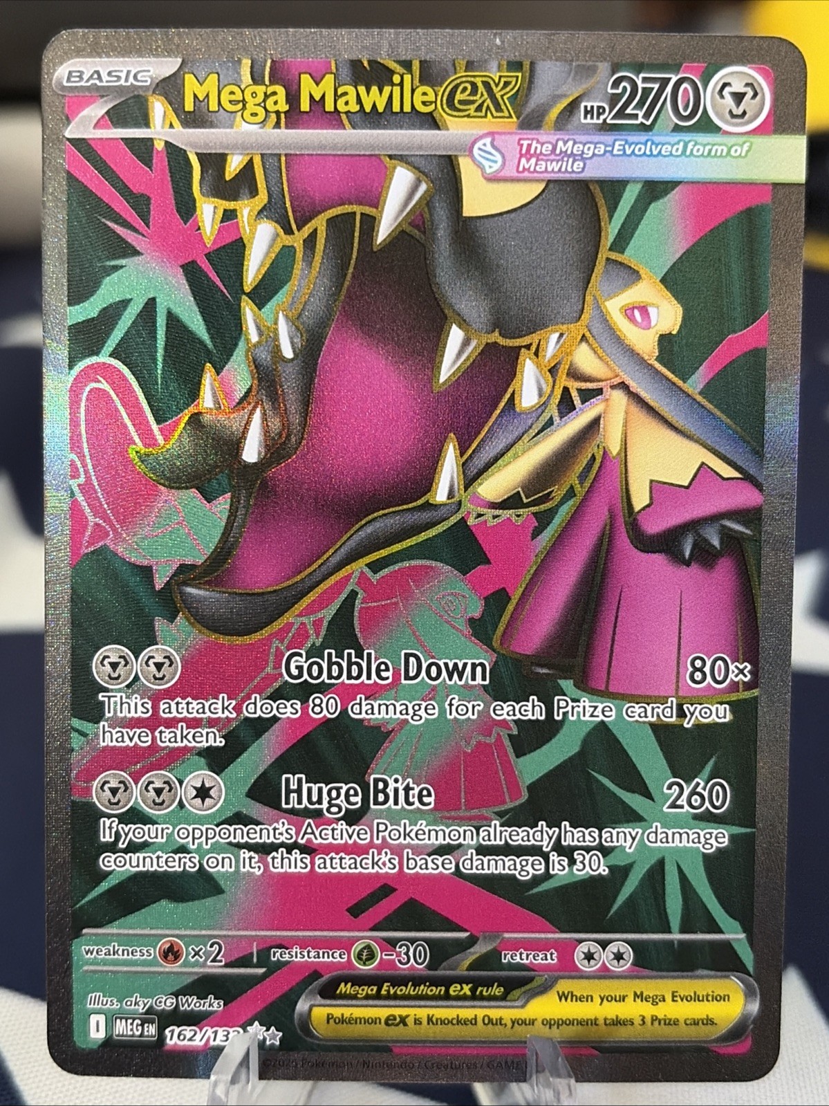 Mega Mawile ex 162/132 Me01: Mega Evolution Holo