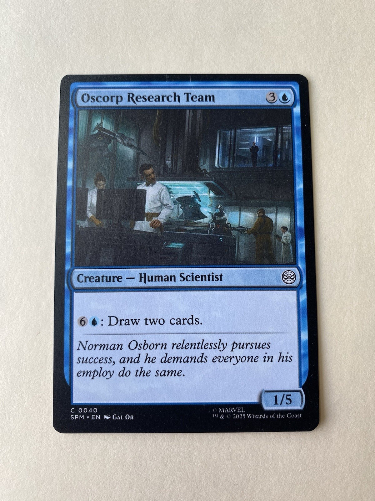 MTG: Oscorp Research Team 0040 – Marvel’s Spider-Man – NM