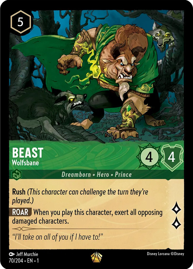 Lorcana Beast – Wolfsbane – The First Chapter # 070