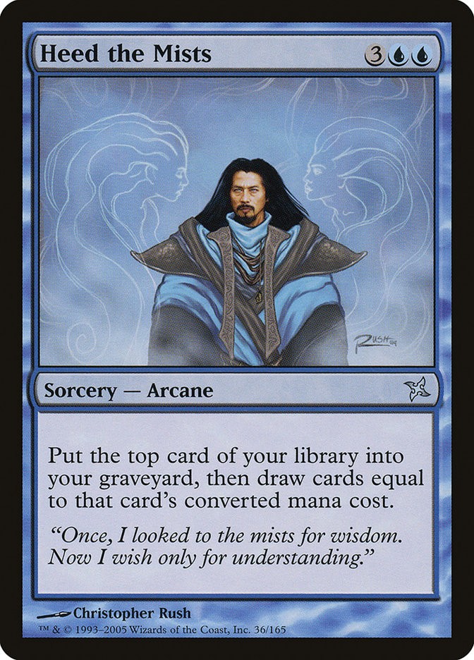 Heed the Mists (036) Betrayers of Kamigawa BOK MTG Magic