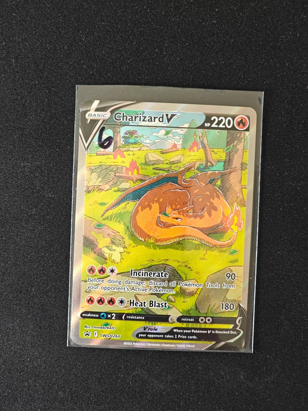 Charizard V SWSH260 Pokemon Charizard UPC Promo